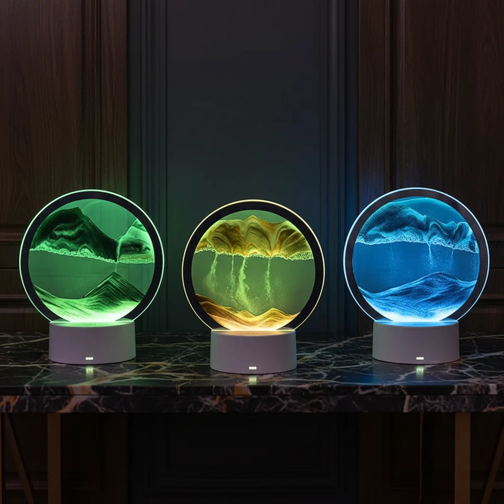 3D Sandscape LED-Lampe