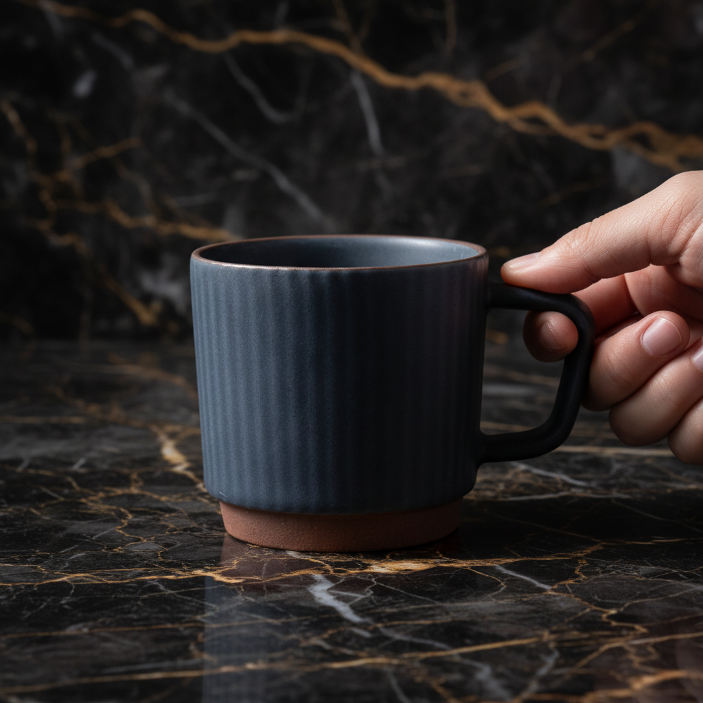 Japanische Retro-Keramiktasse | 320 ml